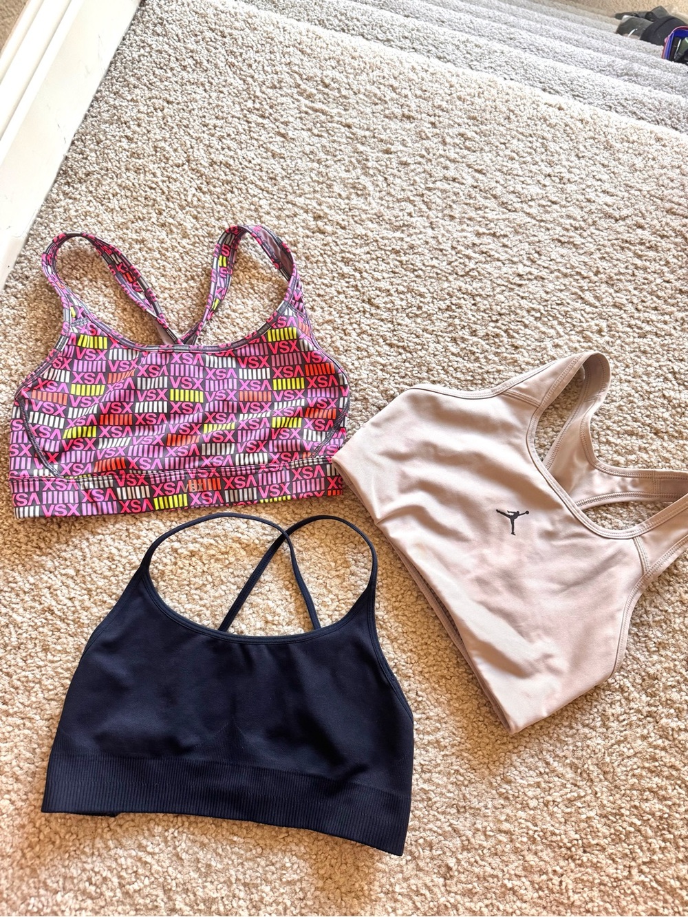 3 Sports Bras VSX Nike sz small